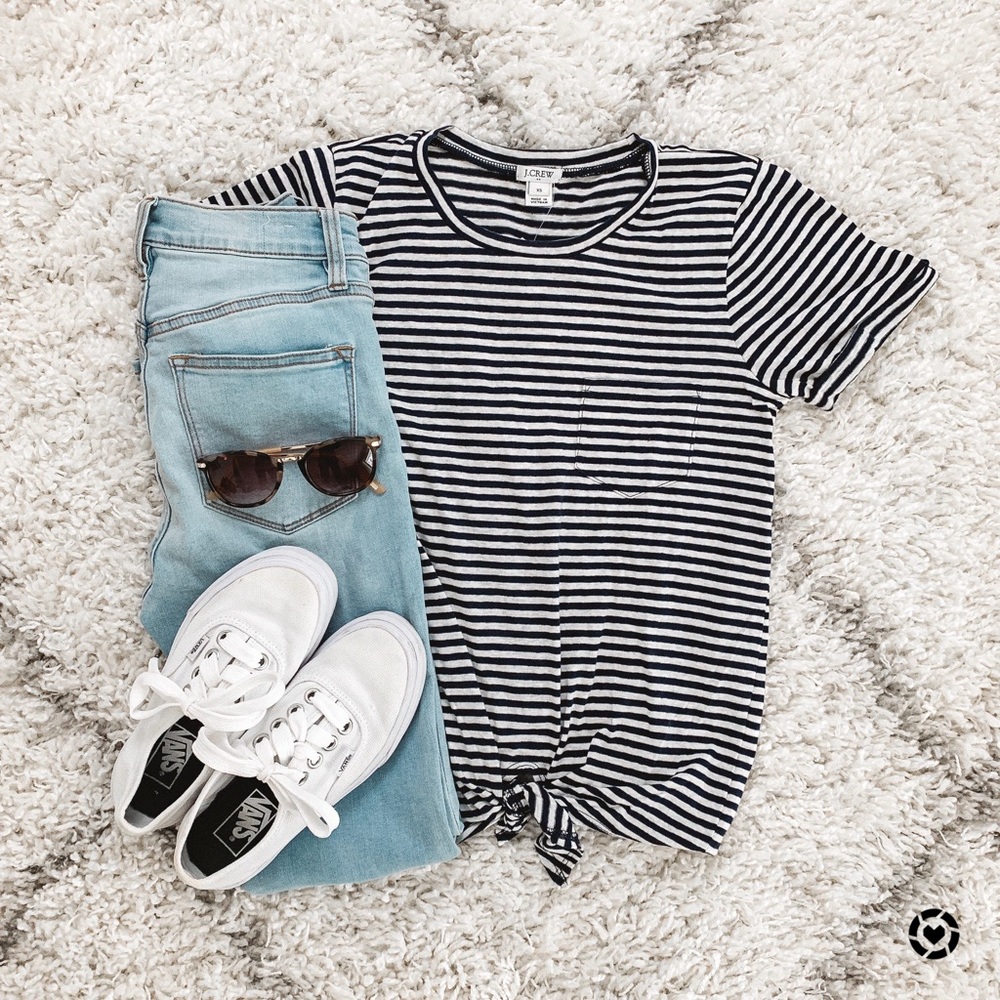 J. Crew Striped tshirt
